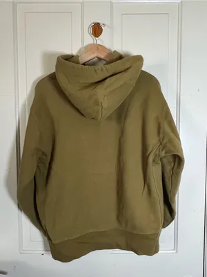 Aritzia TNA Sweatfleece Cozy Fleece Boyfriend Fit Size XS Olive Green *FLAW* thumbnail 7