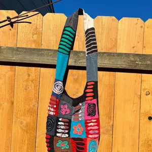 Cross body shoulder bag hippy‎ spring summer whimsy thumbnail 3