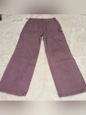 NEW full tilt from tilly’s cargo jeans Purple Size 31 thumbnail 2