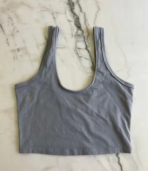 Free People Movement Blue Gray Tank Top Bra thumbnail 2