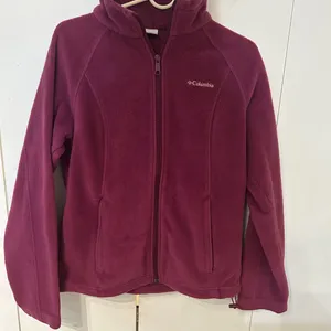 Columbia Maroon Fleece Outerwear thumbnail 2