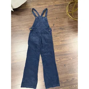 O'Neill Navy Blue Corduroy Overalls - Women's Size‎ 25 - Classic Bib Style thumbnail 2