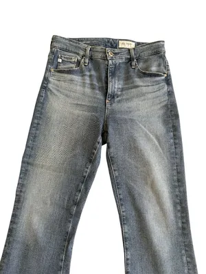 ADRIANO GOLSCHMIED HIgh Rise Bootcut Crop Jeans Size 28 thumbnail 4