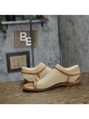 NWT Tommy Hilfiger Womens Taras Strappy Flats Sandals Medium Natural Brown 7.5M thumbnail 12