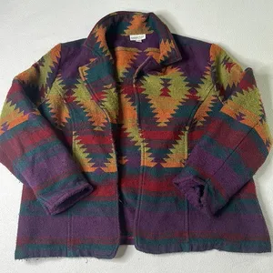 Coldwater Creek Aztec Patterned Jacket thumbnail 1