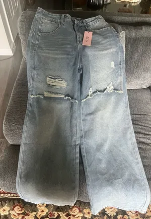 Micas small light wash jean pants  thumbnail 1