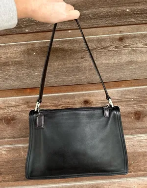 Vintage Leather Coach Mercer Purse thumbnail 1
