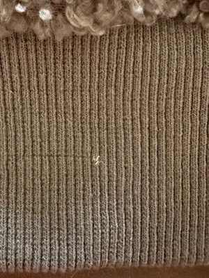 Cozy Teddy Bomber Jacket in Gray Size M thumbnail 5
