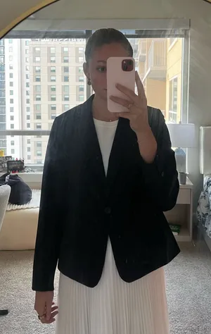 H&M Navy Blue Blazer thumbnail 1