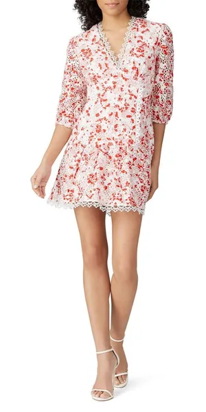 La Maison Talulah Dance And Romance Mini Dress Floral Lace thumbnail 1