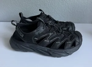 Hoka One One Hopara hiking sandals in Black/Black. Women's US size 8.5. thumbnail 1