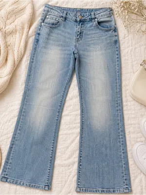 Western Cowgirl Bootcut Jeans Rock & Roll Light Wash Stretch 31x34 thumbnail 10