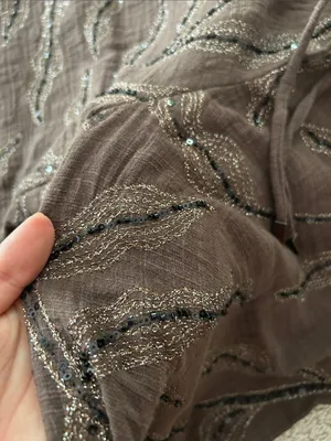 Zara sequin balloon pants. thumbnail 15