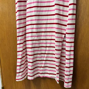 Tuckernuck Pomander Place Gio Stripe Short Sleeve Long Maxi Dress Red Pink Small S thumbnail 8