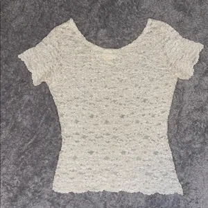 Victoria’s Secret Sheer Lace Top – Ivory Floral | Coquette • Romantic • Feminine thumbnail 7