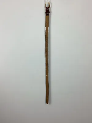 Native Southwestern Hand Seed Leather Belt thumbnail 6