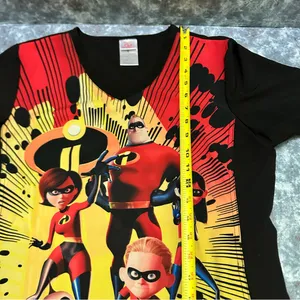 Disney The Incredibles Cherokee Scrubs Short Sleeve S thumbnail 8