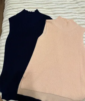 Francesca's Sweater vest turtleneck thumbnail 1
