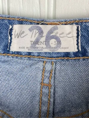Free People New Dawn Flare Jeans Size 26 Distressed Denim Cotton We the Free thumbnail 7