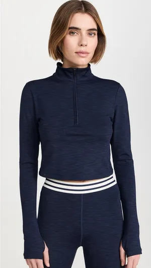 Splits59 Stevie Active Rib Half Zip‎ New with Tags Size Small thumbnail 1