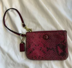GUC Vintage Coach Snakeskin Wristlet thumbnail 1
