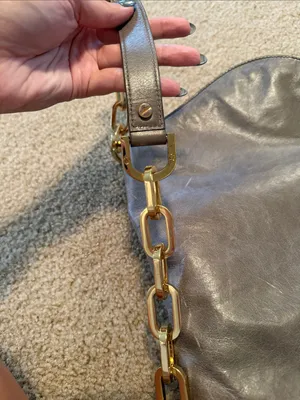 Tory Burch Gray Hobo Shoulder Bag thumbnail 12