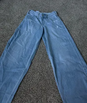 Hollister striped low rise jeans thumbnail 3