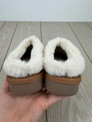 Koolaburra by UGG Women's Tizzey Platform Slip-on Cozy Slipper US5 Chestnut $80 thumbnail 6