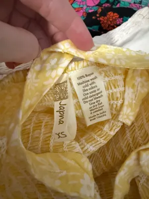 Yellow Floral Smocked Maxi Dress thumbnail 3