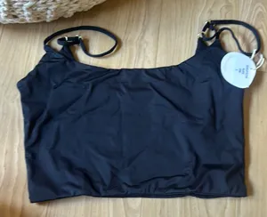 KAJE SWIM silhouette tank black thumbnail 1