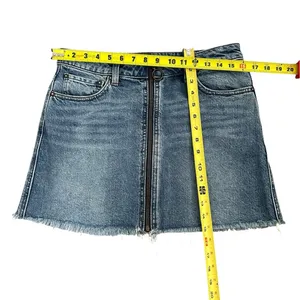 Free People We the Free jean skirt blue size 28 thumbnail 4