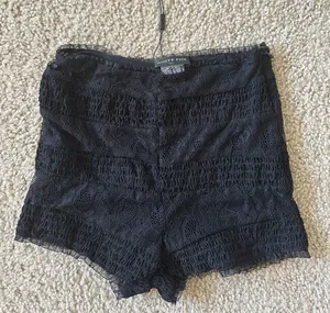 White Fox Black Shorts thumbnail 1