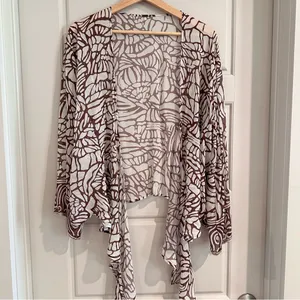 Young Fabulous and Broke Kimono‎ Wrap Cover Up Size Small thumbnail 6