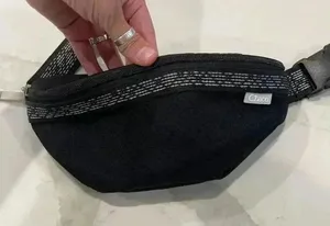 Chaco Radlands Sling Pack and Mini Hip Pack Matching Set Black Silver Metallic thumbnail 6