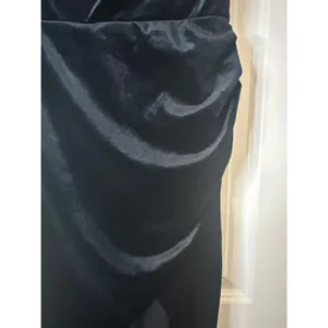 BHLDN Luella Black‎ Velvet Strapless Maxi Dress w/ Slit Size Medium thumbnail 8