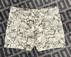 FREE PEOPLE Intimately Floral Print Lounge Retro Boy Short Brown & Ivory thumbnail 1
