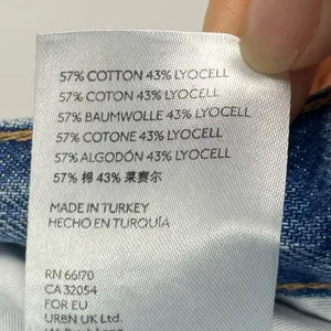 We The Free Maggie Mid Rise Distressed Button Fly Ripped‎ Denim Jeans thumbnail 6