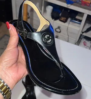 Michael Kors, Ramona, black wedges 6M thumbnail 1