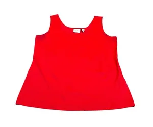 CHICO’S stretchy red tank thumbnail 1