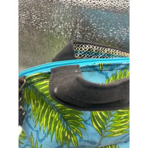 Paul Brent Tropical Parrot Canvas Crossbody Bag Blue Green Macaw Palm Leaf Art thumbnail 10