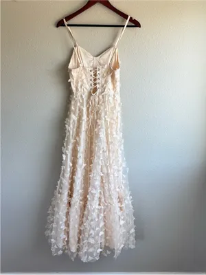 Ivory Butterfly Tulle Dress thumbnail 4
