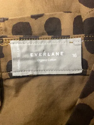 Everlane Organic Cotton Leopard Print 2-Piece Set | Top size 16 + Shorts size 14 thumbnail 9