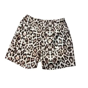 Women's Brown Animal Print Shorts thumbnail 2