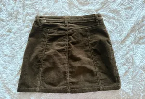Forever 21 Corduroy Skirt Mini Green Dark thumbnail 3