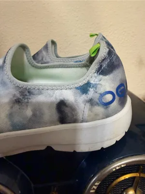 Oofos Oomg Eezee Purple/Blue Tie-Dye Slip On Shoe Women'S Size 6 thumbnail 6