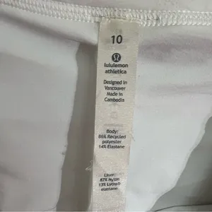 Lululemon Time‎ To Shine Skirt Skort Size 10 Blurry Belle Battleship Stripe thumbnail 4