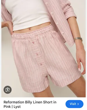 Reformation Linen Boxer Short thumbnail 2