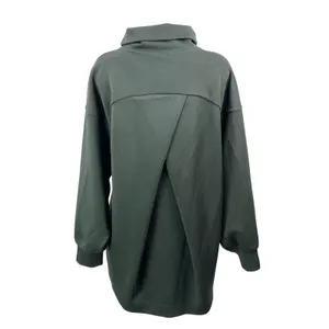 Lululemon Women's Sage Green Long Sleeves Relaxed Turtleneck Sweatshirt Size M thumbnail 3