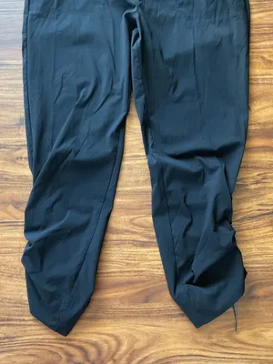 Columbia NWT Women’s Medium Track Pants Nylon Straight Leg Lightweight Black thumbnail 3