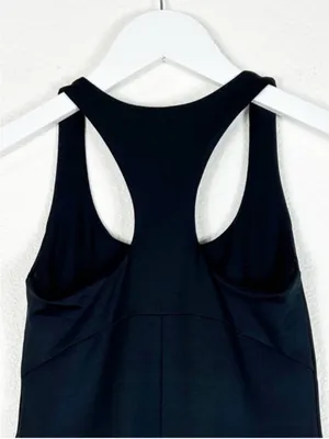 NWT Girlfriend Collective athletic dress black Paloma built in shorts SZ XS NEW thumbnail 6